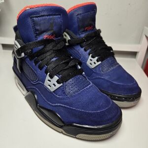 Nike Air Jordan 4 Retro Winterized Loyal Blue GS Shoes (CQ9745-401) Sz 4Y